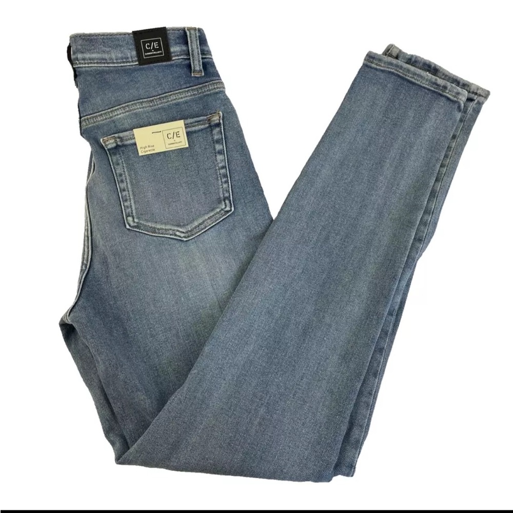 New Women’s Current Elliot Shetland High Rise Cigarette Jeans Sz 26 NWT $188